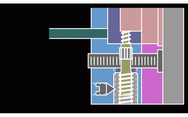 利用開合模脫側螺紋機構模具-深圳市模具廠整理提供