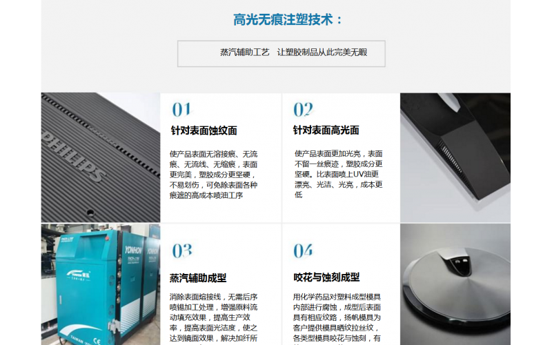 塑膠模具注塑新技術(shù)，高光無痕注塑技術(shù)