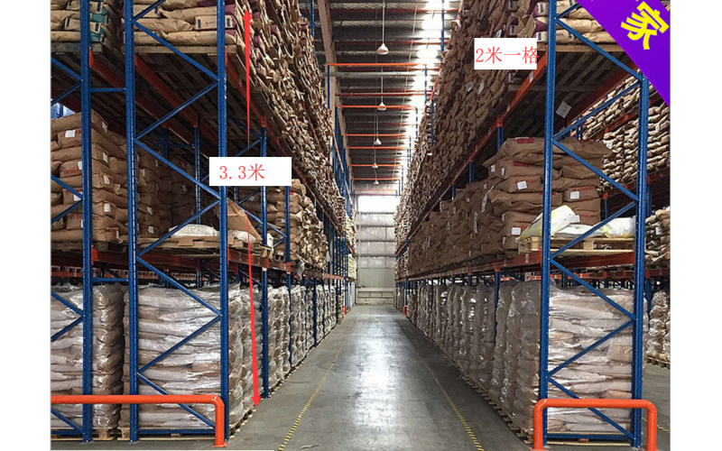 3格，2米一格*3=6米，  4個(gè)立柱， 12條橫梁