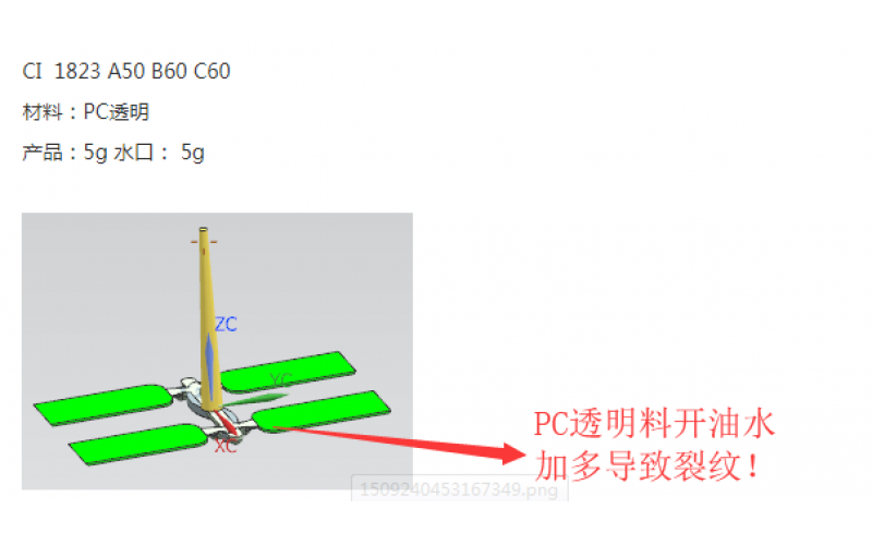PC 透明件噴油絲印的禁區(qū) ， 容易開裂， 小心調(diào)油， 少用開油水， 盡量用防白水。