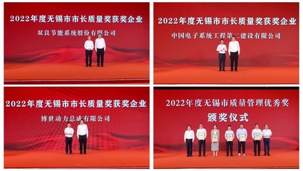 無錫市質量強市建設暨2022年度市長質量獎頒獎大會舉行