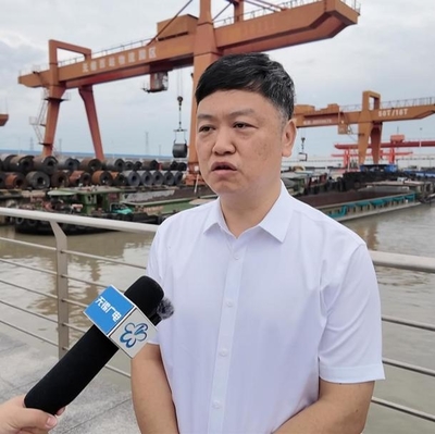 全省率先!我市通港達園短支航道項目開工建設